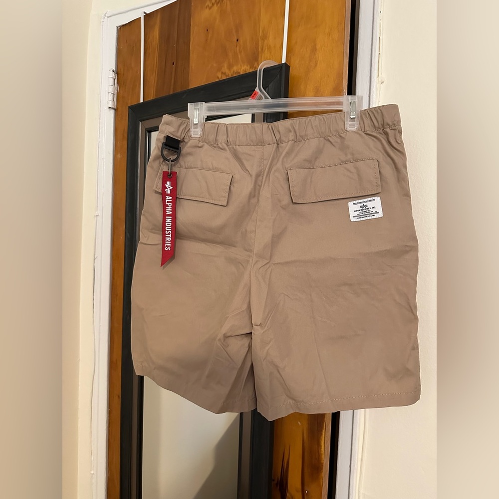 Alpha Industries Belted Pull On Shorts